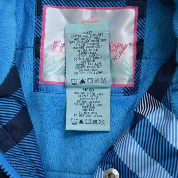 FREE COUNTRY Fleece Lined Ski Jacket Blue Size XL (16) - Picture 7 of 9